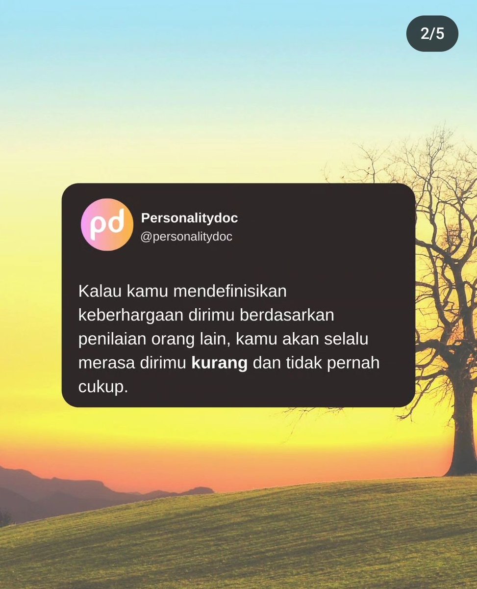 personalitydoc_'s tweet photo. In the wrong place 🥺
https://t.co/Zd3LiEBJ6g

#mentalhealth #selflove #kesehatanmental #sehatmental #inspirasi #motivasi #motivasihidup #perjuanganhidup #katabijak #katakatabijak #pengembangandiri #psikologi #psikologiindonesia https://t.co/90GKGpqHsH