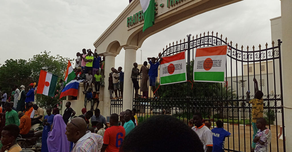 F4Ir9ucWQAACPrX?format=jpg&name=medium African Union (AU) Suspends Niger Republic