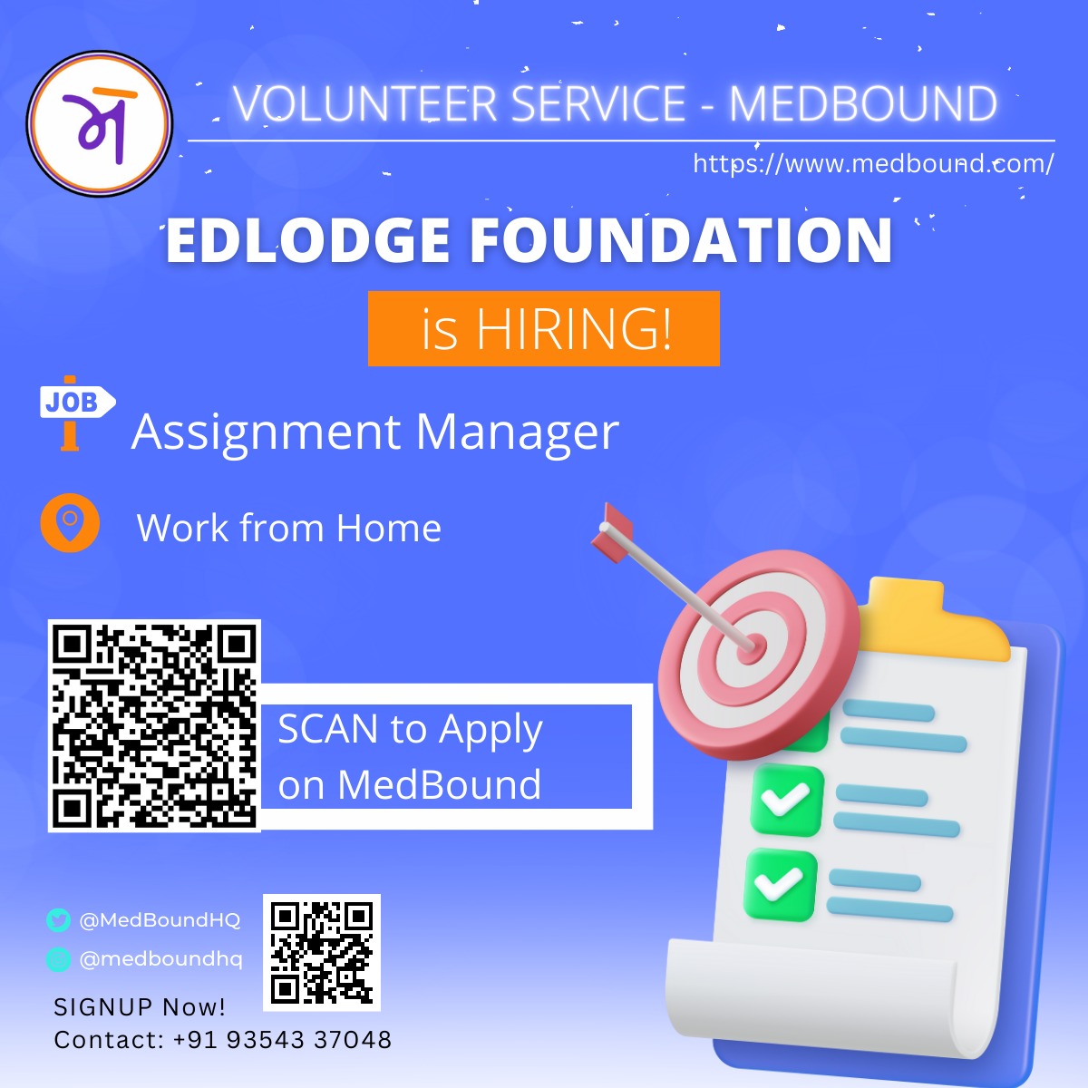 MedBoundHUB's tweet photo. 🚩 Volunteering Opportunity

EdLodge Foundation is looking for Assignment Managers!

🔹 Apply on MedBound - https://t.co/cXDZGzTJ3o https://t.co/HdTcHlhwye