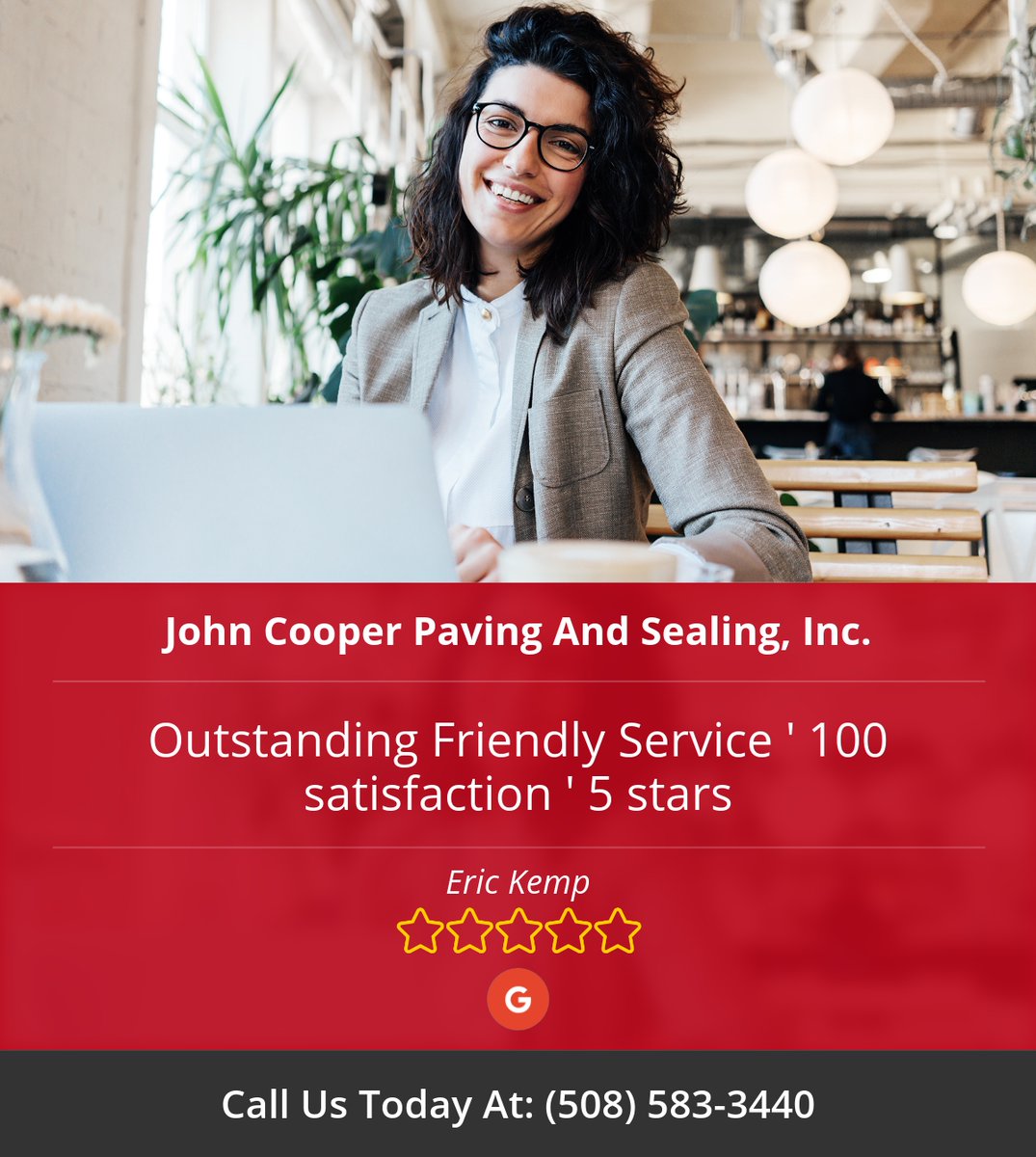 Cooperpaving's tweet image. 5 Star: Eric K. "Outstanding  Friendly Service!! " 100% satisfaction " 5 stars!!" maps.google.com/?cid=133609050…