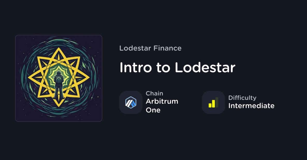Layer3 (@layer3xyz) on Twitter photo Join the DeFi revolution with <a href="/LodestarFinance/">Lodestar Finance 🌟</a>, Arbitrum's native money market 💸
l3.xyz/Lodestar Join the DeFi revolution with <a href="/LodestarFinance/">Lodestar Finance 🌟</a>, Arbitrum's native money market 💸
l3.xyz/Lodestar