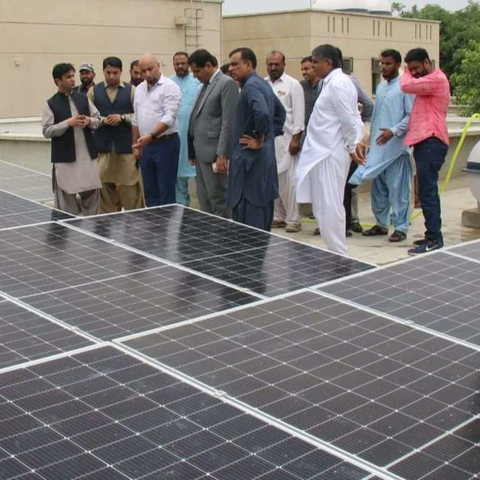 LUAWMSOfficial's tweet photo. Exciting news: 600 Watt out of One Mega Watt Solar Project has been energized at Lasbela University of Agriculture, Water and Marine Sciences. It has become the first University in Balochistan and among the few Institutes in Pakistan to convert the whole Campus on Solar Energy. https://t.co/po9UK2Pj6h