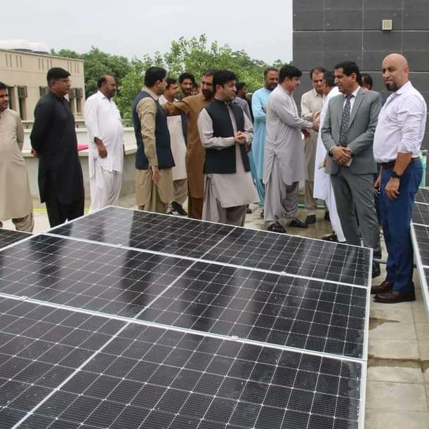 Exciting news: 600 Watt out of One Mega Watt Solar Project has been energized at Lasbela University of Agriculture, Water and Marine Sciences. It has become the first University in Balochistan and among the few Institutes in Pakistan to convert the whole Campus on Solar Energy.