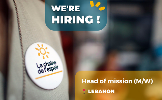 chainedelespoir's tweet photo. 🇱🇧 We’re looking for a Head of mission (M/W) in #Lebanon
✍️ 12-month renewable #CDDU
📍Location: #Beirut, Lebanon
👉Apply: https://t.co/foNvmJxBW4
.
#Recruitment #Job
.
📸 Pascal Deloche / Godong https://t.co/OkowljQyr4