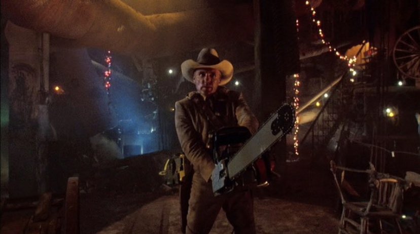 filmstofilms_'s tweet photo. “THE TEXAS CHAINSAW MASSACRE 2” was released on this day 37 years ago. https://t.co/gkhcrWdqpV