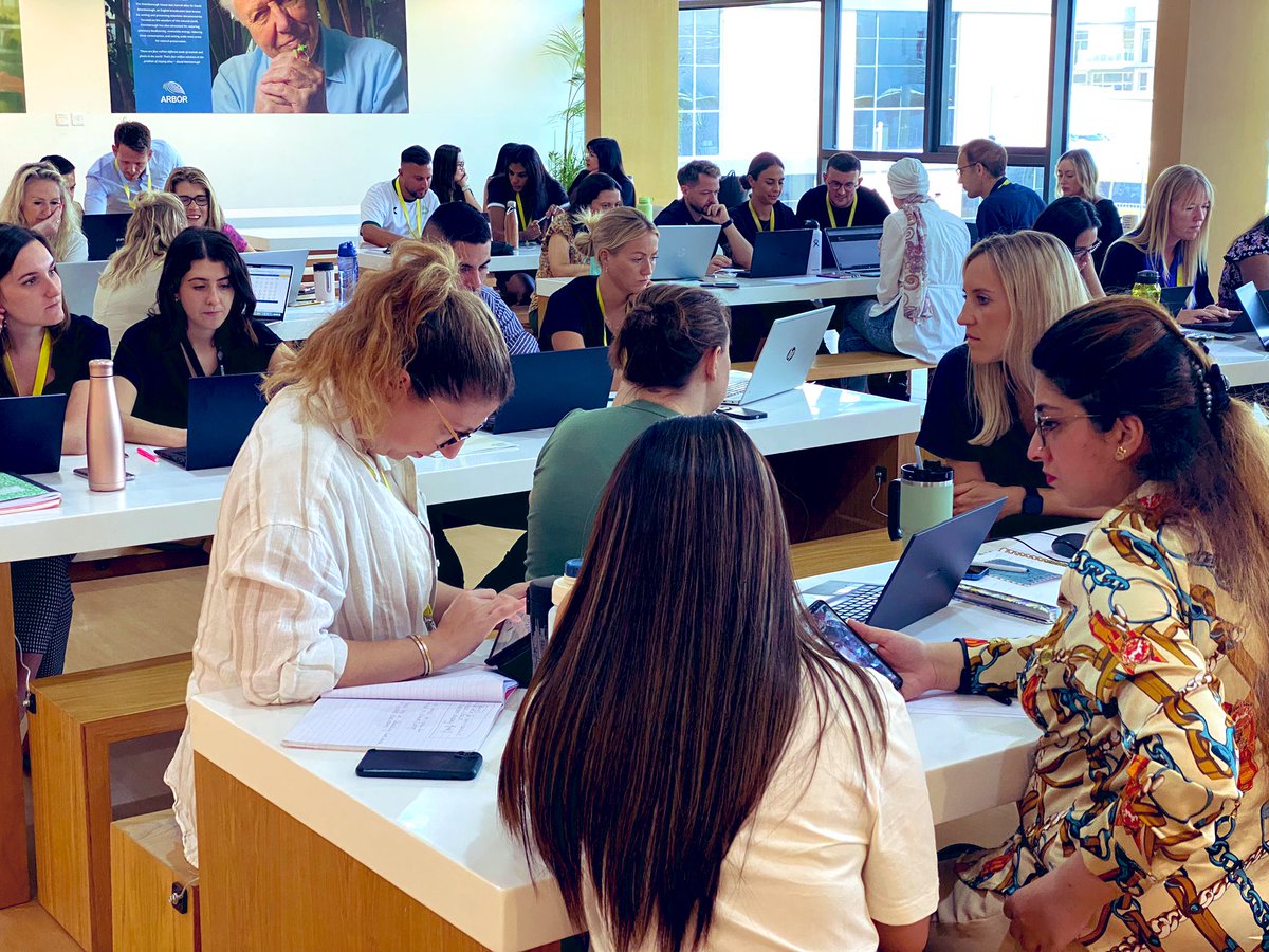ArborPrimary's tweet image. A great day of #collaboration🤝 and #richdialogue🗣️ here in the @ArborDubai💚 Primary, as we focus on the #newacademicyear🚀 with our #ageappropriate👶🏻👧🏿🧒🏼👦🏻 practices in embedding our ‘world class’ #learningecology♻️📝🌟 for everyone! Our #newbeginnings have begun💥! 🙏🏼🌿🏆