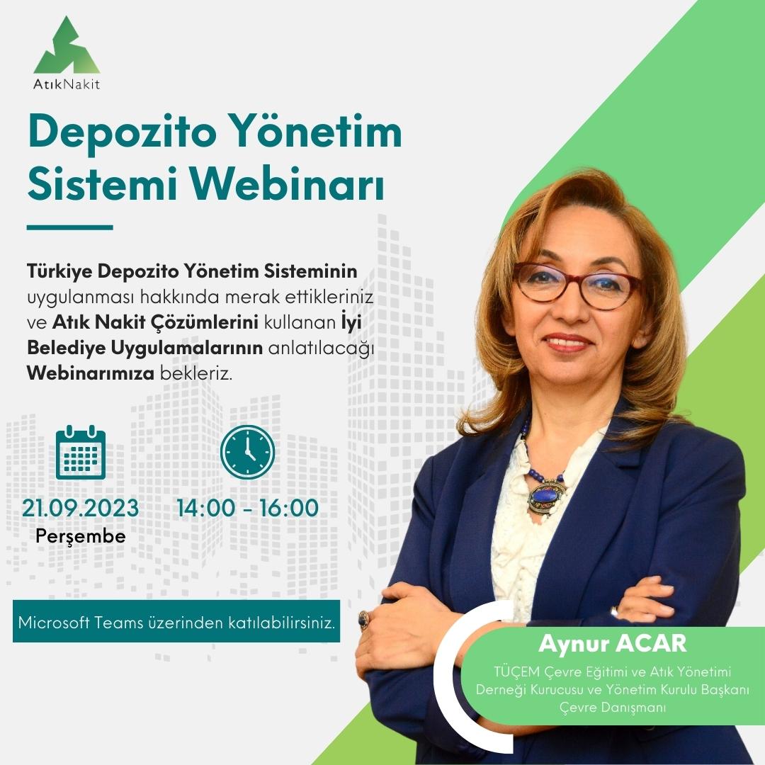 Türkiye Depozito Yönetim Sisteminin uygulanması hakkında merak ettikleriniz ve Atık Nakit çözümlerinin iyi uygulandığı belediyelerimizin kazanımlarının anlatılacağı webinarımıza bekleriz.

Webinara kayıt olmak için: events.teams.microsoft.com/event/8c26e1b7…