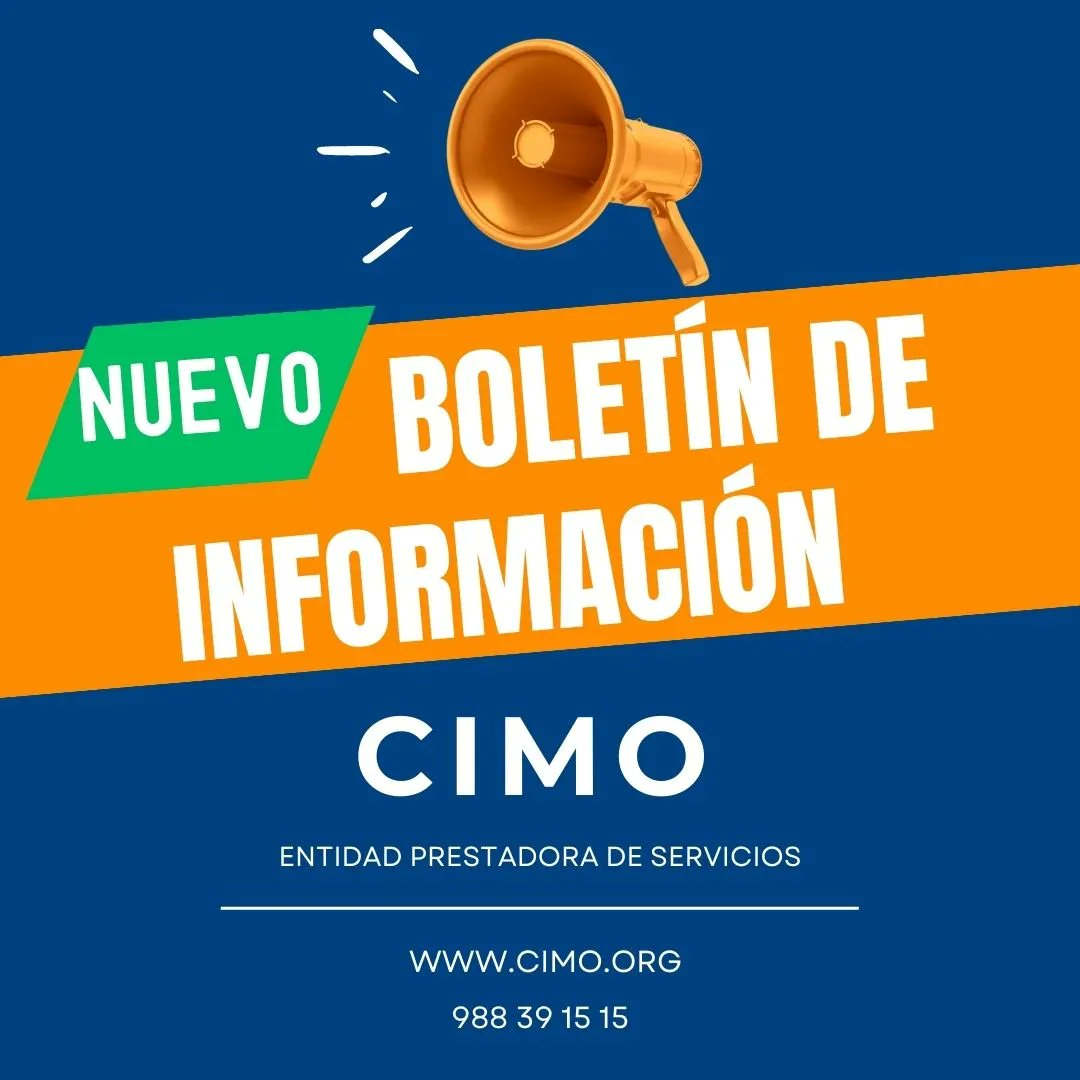 🔵🟠 BOLETÍN DE INFORMACIÓN CIMO🟠🔵
✅ Ofertas de empleo.
✅ Información sobre empleo y emprendimiento.

➡️ Accede desde: buff.ly/44ljxyY 

📝 ¿Deseas recibir el boletín en tu correo electrónico? suscríbete desde: buff.ly/44mFoGe

#empleo #emprego #autoemprego