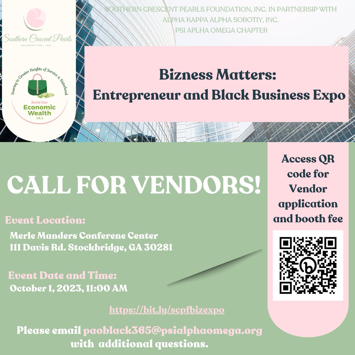 bit.ly/scpfbizexpo

#EntrepreneurAndBlackDollarCommittee 
#BuildEconomicWealth