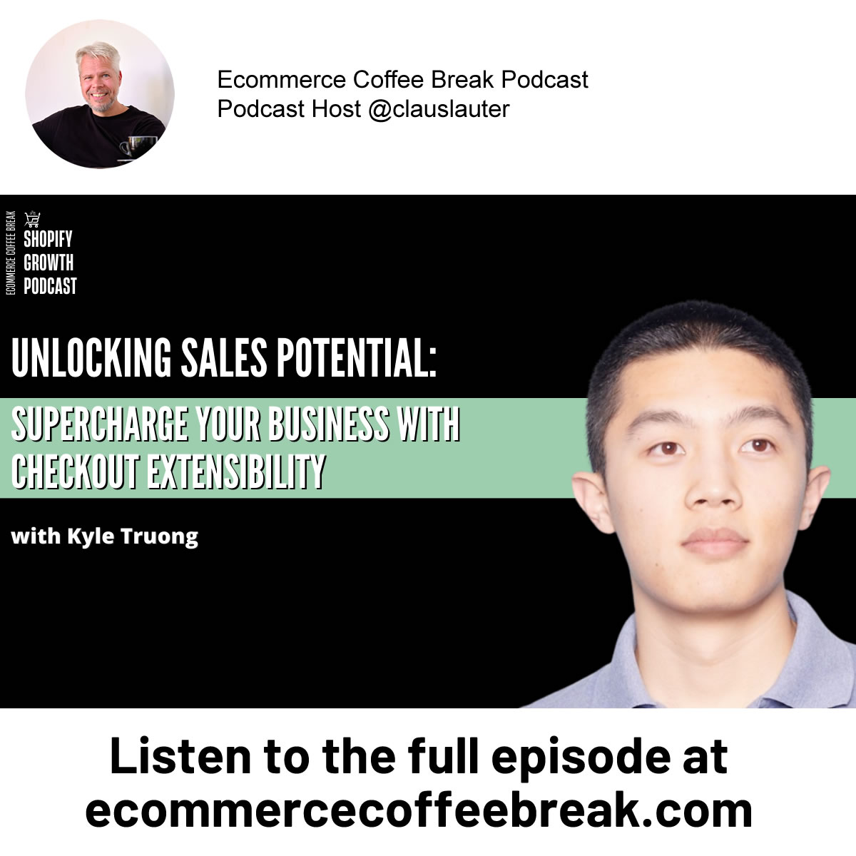 In this podcast episode, we discuss the advantages of Shopify's Checkout Extensibility, what it is, and why it's important. Our featured guest on the show is Kyle Truong, founder of keylayapps.com.

🎧 Listen or watch now at: clauslauter.com/shopify-checko…

<a href="/checkout_buddy/">Checkout Buddy</a>