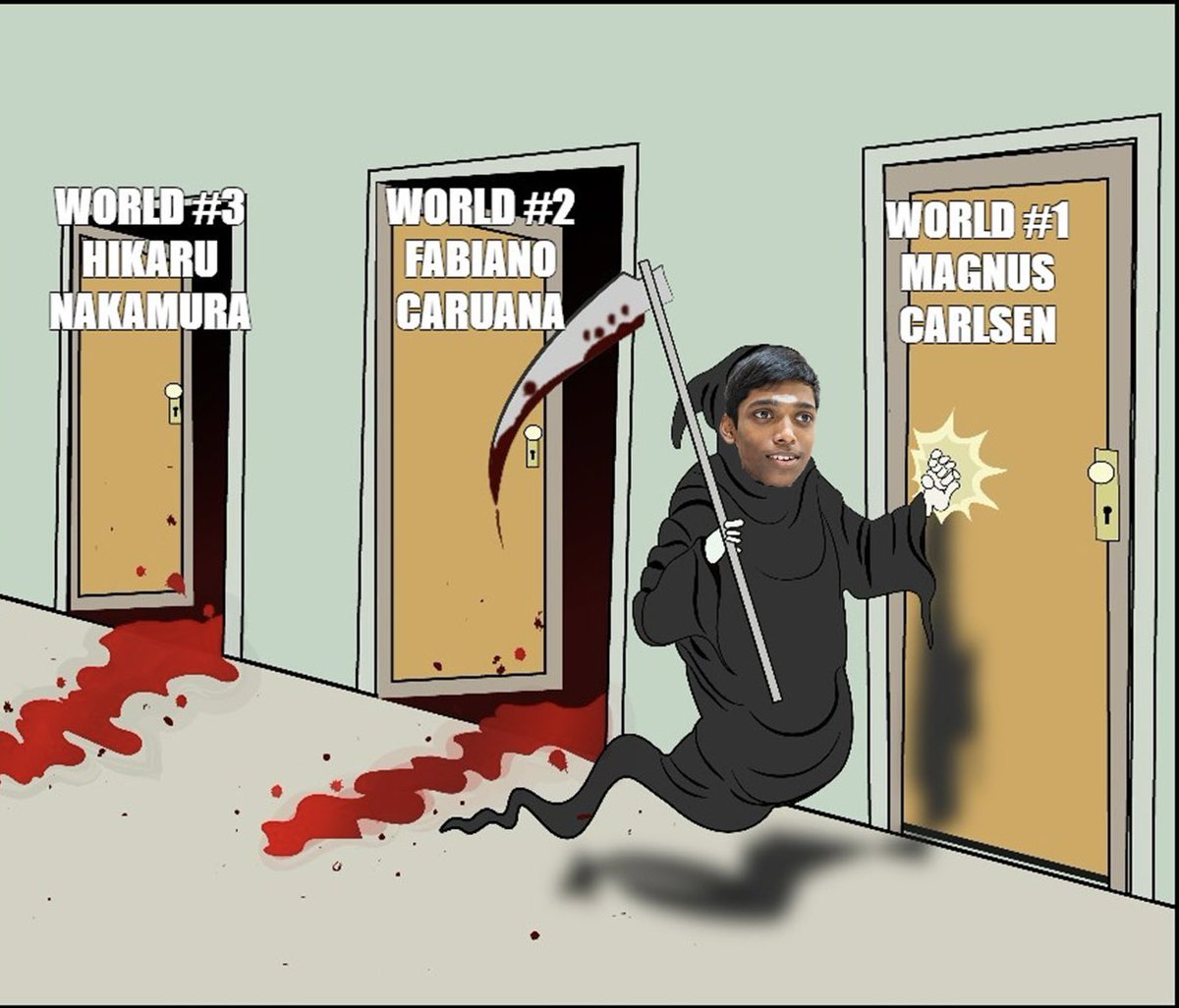 pahadilaata's tweet photo. There he goes.....killer of RANKERS😈 @rpragchess one more step to create the history....let's goooooooo....Best of luck 🤞
#FIDEWorldCup2023
#fideworldcupfinal
#magnusvspragg https://t.co/n1CoObV2VM