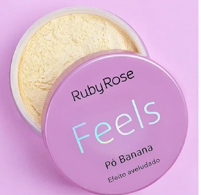 Pó de Banana Efeito Aveludado Feels Ruby Rose HB850