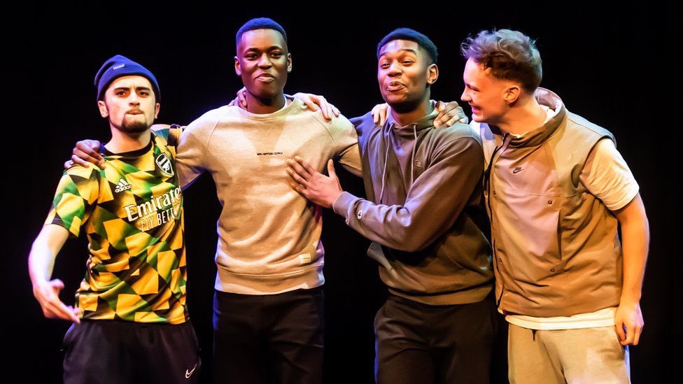 rcharlesworth's tweet photo. The second is ‘One Way Out’ written by  @MontelDouglas @NO_TABLE_  - incredible to think this is the lads’ first professional roles. A sharply written yet necessary watch. Windrush, politics and youth clubs. Perfect balance of laughter and emotion. 

https://t.co/SKO6oCYIPW https://t.co/pjt1J18iYw
