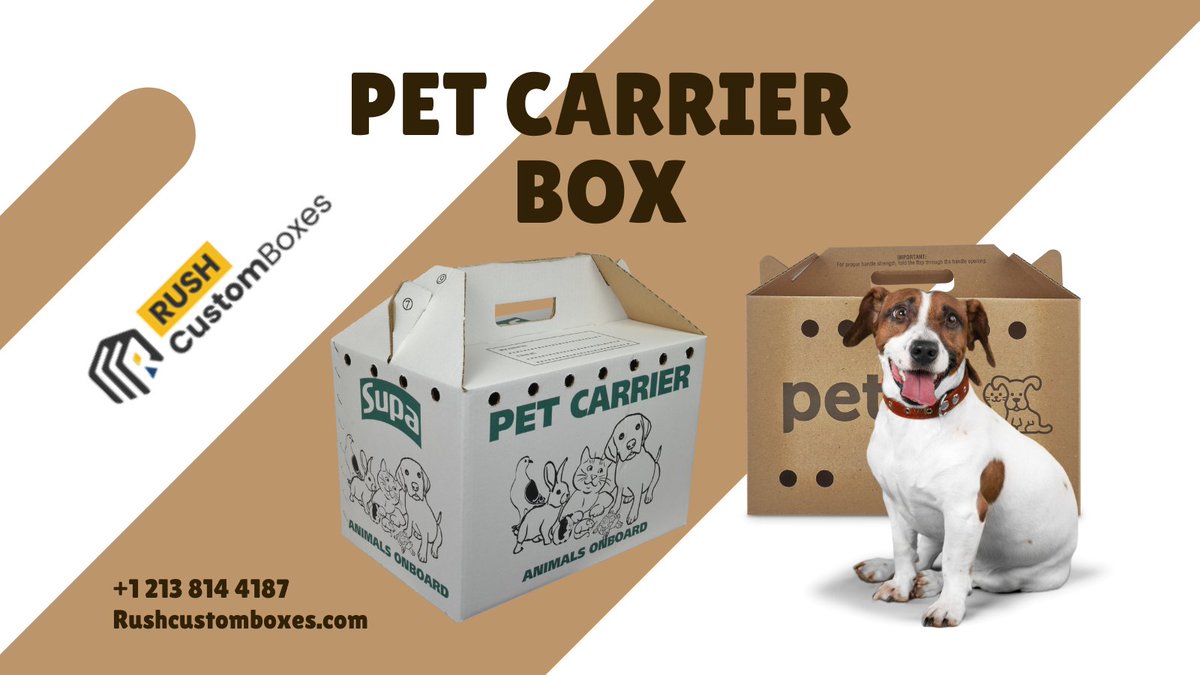 rushcustomboxes's tweet image. 🐾 Introducing the Ultimate Pet Carrier Box! 🐶🐱 Travel with ease and style for your furry friends. 🚗✈️ Cozy, ventilated, and airline-approved. Make journeys as exciting as destinations! 🌟🐕🐈 

🌐 rushcustomboxes.com/custom-printed…

#PetCarrier #Customboxes #petboxes #Printedpackaging