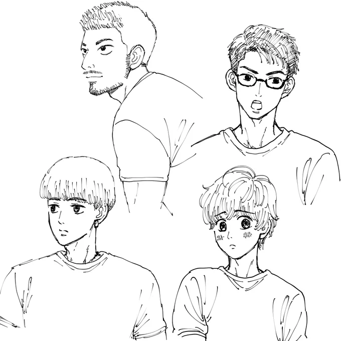今新しい漫画の企画出ししているサブキャラたち👟

私の漫画読んでくれてる方々はほぼ女性(+ゲイの皆さん)なので、
元々BL読む女性ターゲットで考えていたんですが、
今日打ち合わせで青年漫画に持っていけるも広いものにしたいーという編集さんの話で考え直し…
うーん…どう構築していくか… 