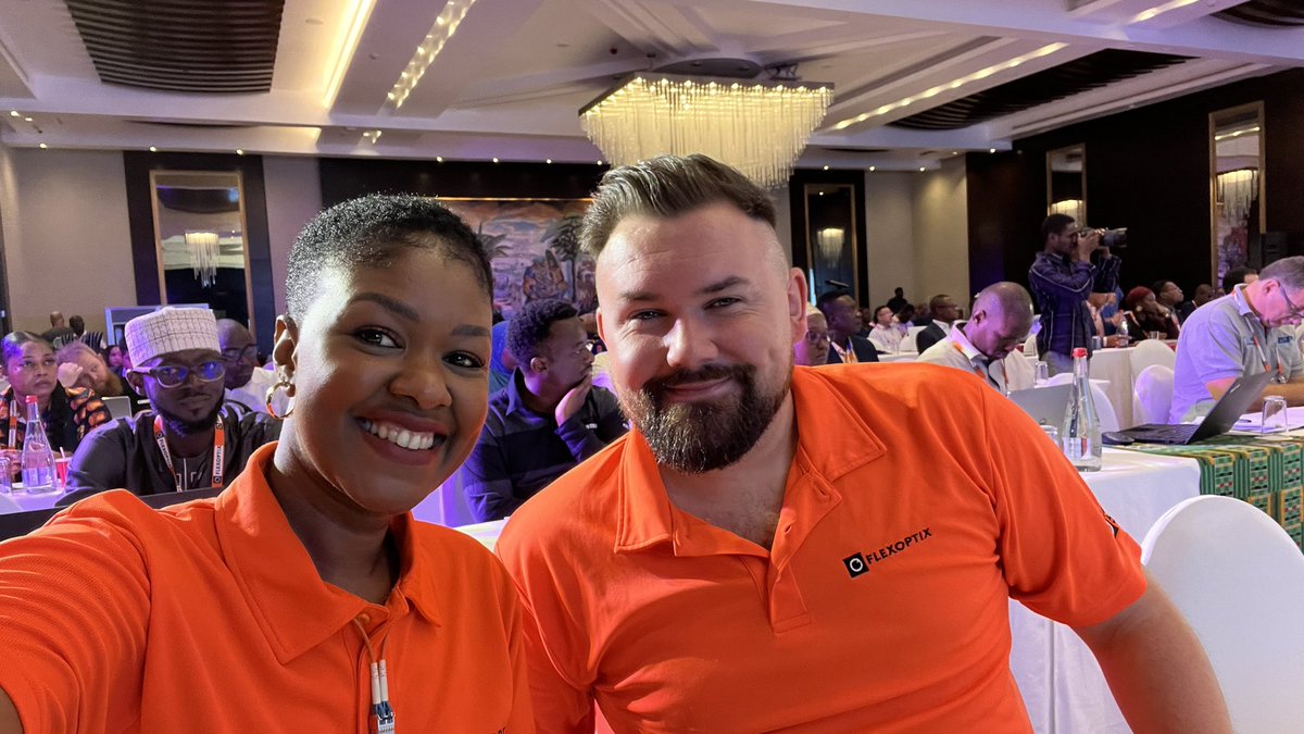 flexOptix's tweet photo. It’s Day 1 at #AfPIF2023! Come over to our desk and meet the #OrangeCrew!
#Flexoptix #MeetUs https://t.co/jfTwSLzKdB