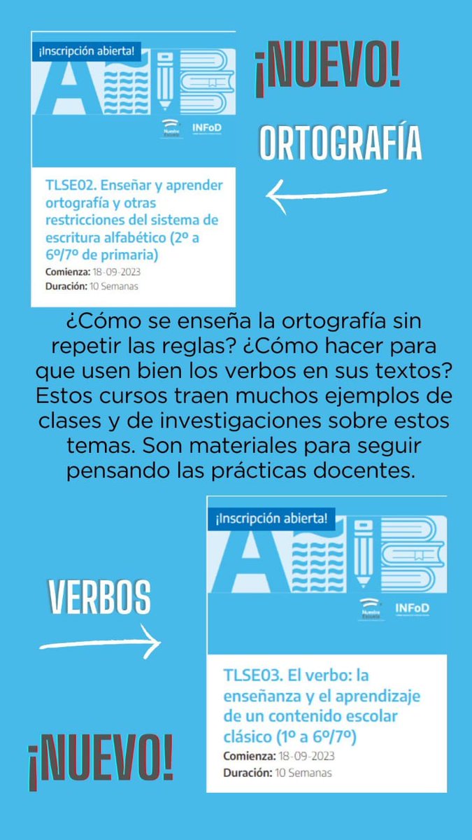 PatriaCompa's tweet photo. Por una capacitación para todas y todos, de calidad, virtual y gratuita.
La educación nos salva!!
#INFoD https://t.co/MqlvySBozG
