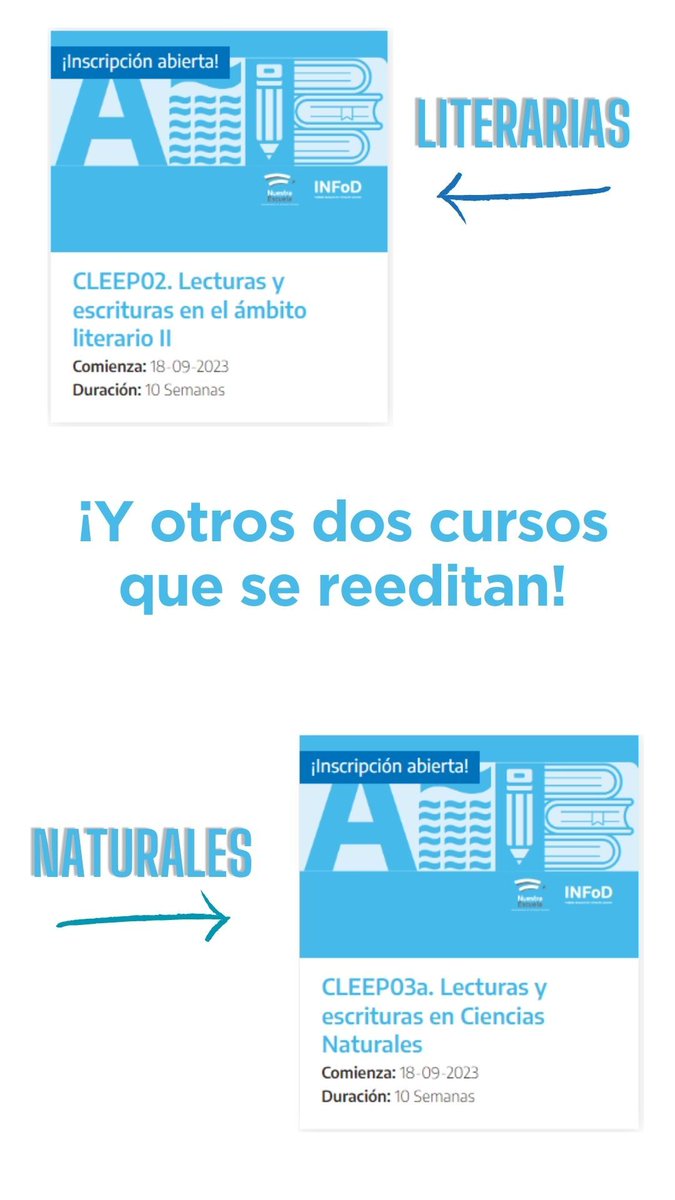 PatriaCompa's tweet photo. Por una capacitación para todas y todos, de calidad, virtual y gratuita.
La educación nos salva!!
#INFoD https://t.co/MqlvySBozG