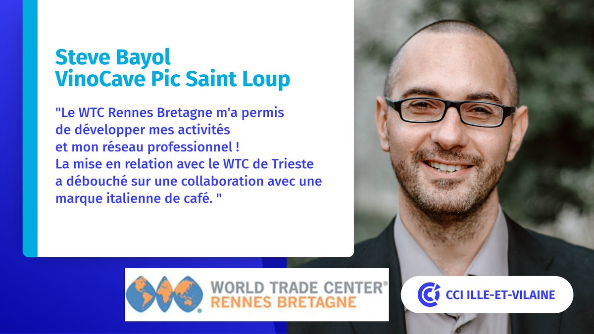 WTC Rennes Bretagne (@wtcbretagne) on Twitter photo 🔊J-16 avant notre AG qui se déroulera en marge du @fe_breton2023 à #SaintMalo jeudi 7 septembre à 16h à l’hôtel Oceania.
Inscriptions 👉 wtc-rennes-bretagne.com/events/save-th…
En attendant de vous y retrouver, découvrez le témoignage de <a href="/SteveBayol/">Steve Bayol</a>, membre de notre réseau... 🔊J-16 avant notre AG qui se déroulera en marge du @fe_breton2023 à #SaintMalo jeudi 7 septembre à 16h à l’hôtel Oceania.
Inscriptions 👉 wtc-rennes-bretagne.com/events/save-th…
En attendant de vous y retrouver, découvrez le témoignage de <a href="/SteveBayol/">Steve Bayol</a>, membre de notre réseau...