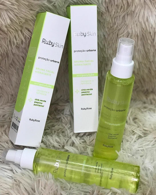 Bruma Facial Hidratante Proteção Urbana Ruby Skin Ruby Rose, Ruby Rose