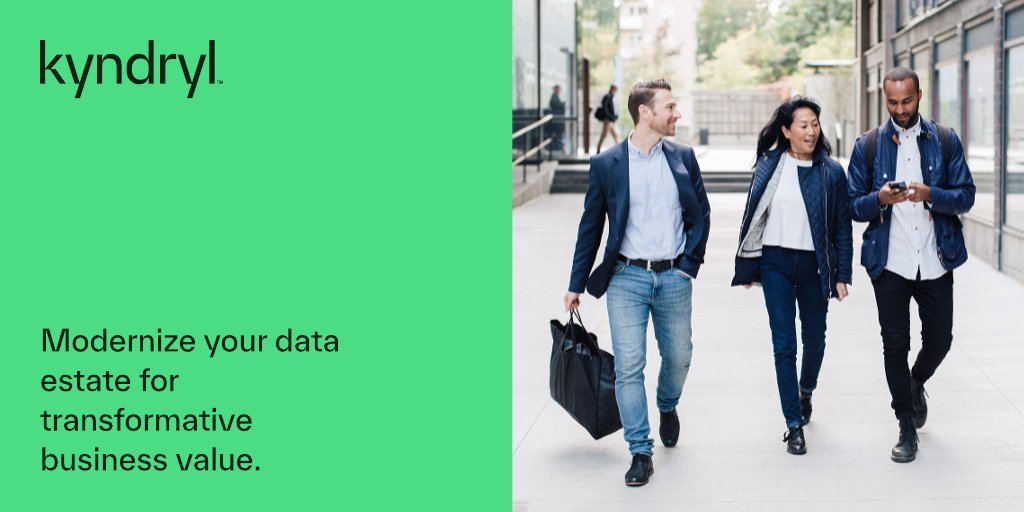 In today's digital age, staying competitive has leveraging data effectively at its core. Join the data revolution with Kyndryl and modernize your data estate to revolutionize the way you do business.
kyndryl.com/content/dam/ky…

#Kyndryl #datamodernization #digitaltransformation