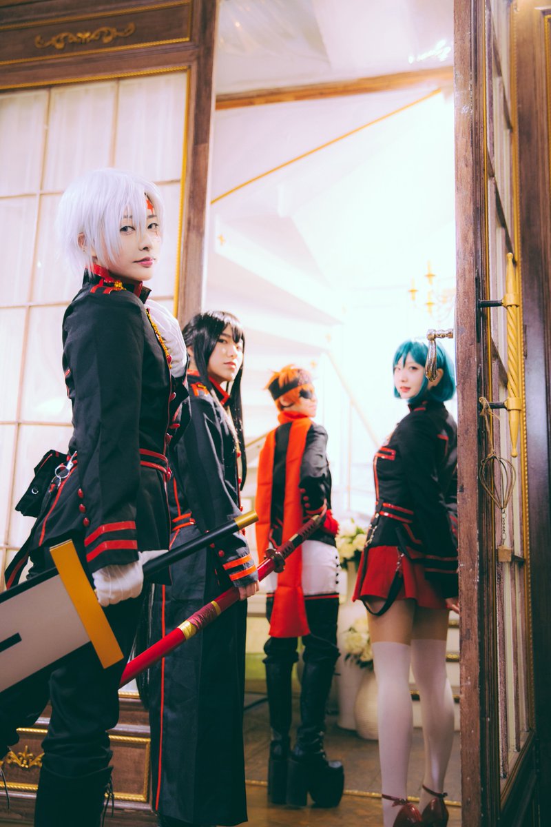 𝔻.𝔾𝕣𝕒𝕪-𝕄𝕒𝕟 Allen Walker @yuriyui00 Yu Kanda @TA_KING_ Lenalee Lee @cos_haran Lavi @Ganghyun_cos 📷 @2_CER_2