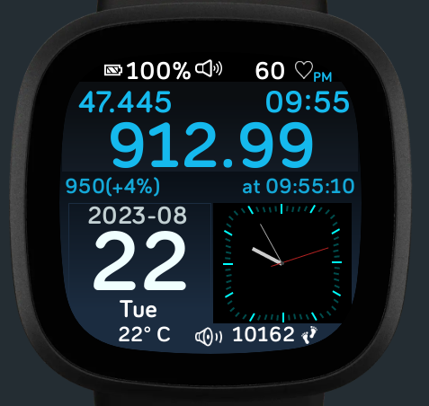 NOVY_NN's tweet photo. Fitbit Versa3/Sense用仮想通貨（暗号資産）レート表示文字盤「CryptoWatcher」更新しました。
https://t.co/LV54uu3NGN
DOT,FLR,FNCT,CHZ,LINK,DAI,MKR,MATICに対応しました。
OMGは対象外としました。
FLRのレートはコインチェックさんが公開してくれれば表示されるはずです。 https://t.co/BP2bdHiEfb