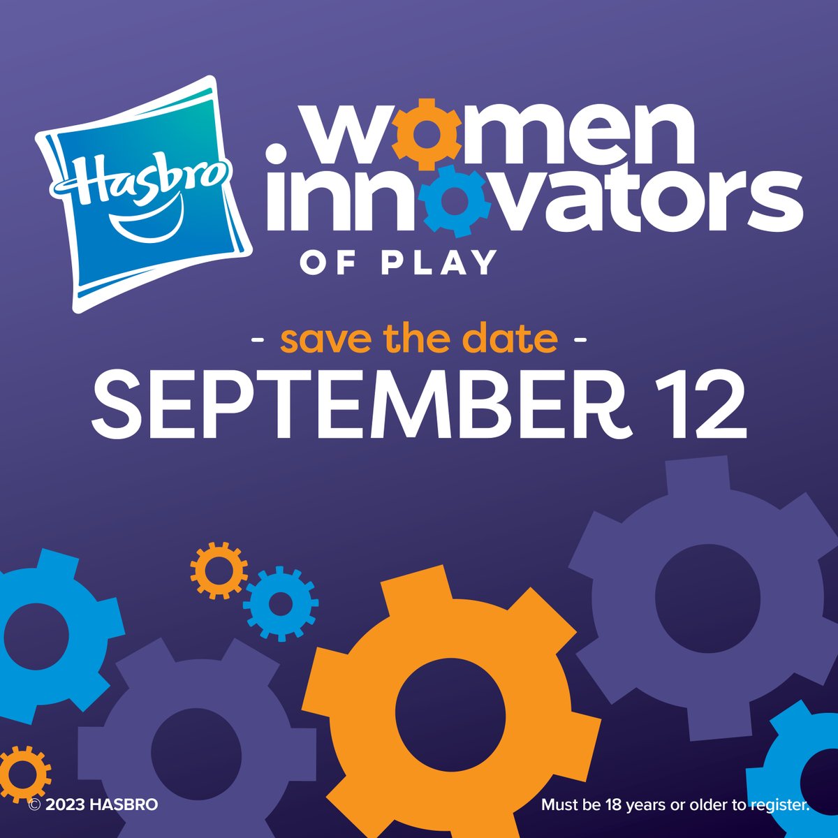 🌟 Join Hasbro's #WomenInnovatorsofPlay event on September 12. Learn from women leaders about their experiences, the process of pitching a new toy or game, and what makes an idea right for the market. Read more about this free virtual event: spark.hasbro.com/womeninnovators