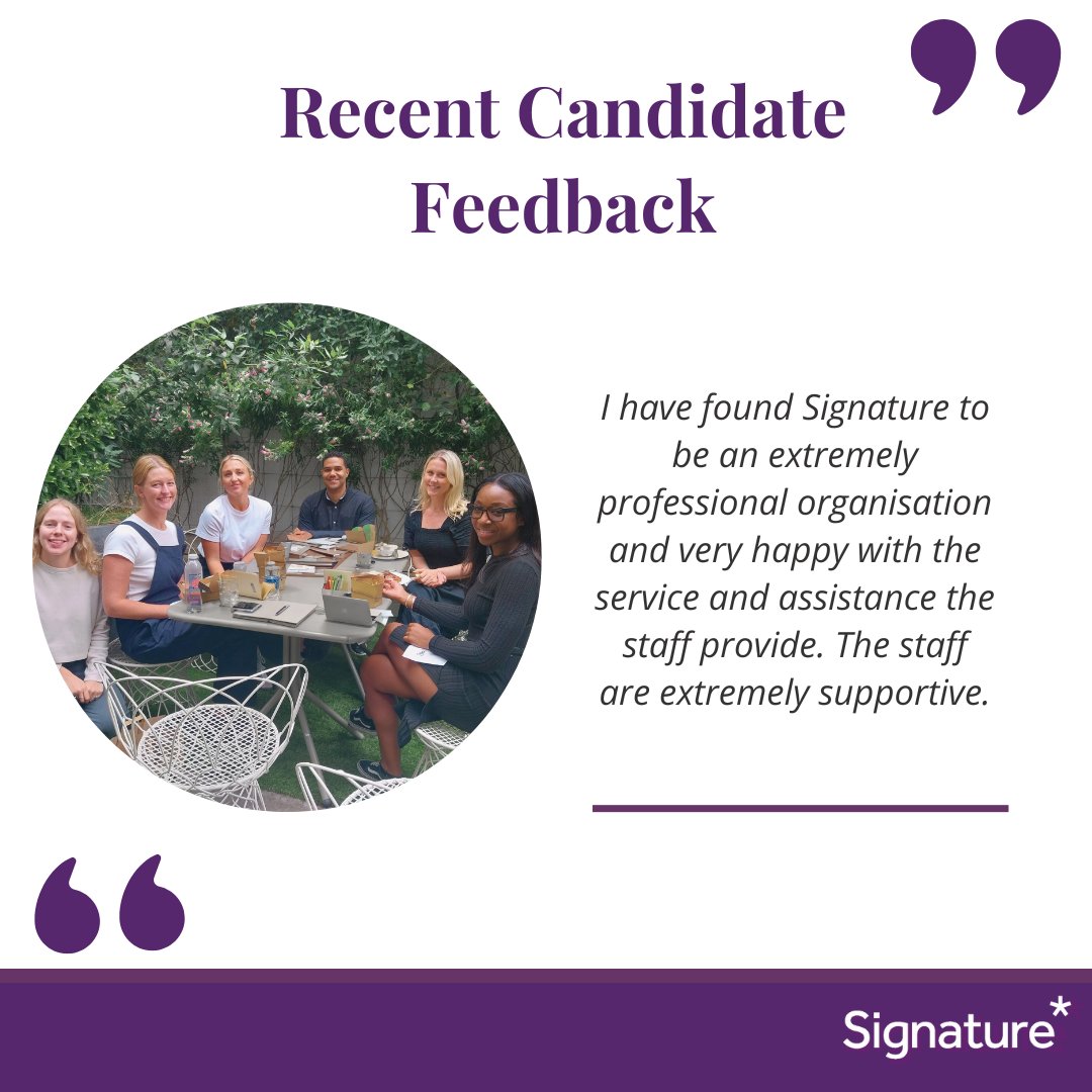 We are incredibly grateful to receive such excellent feedback from one of our candidates. This is precisely the experience we aim for - professional and supportive! It's what makes our job so rewarding. 

 #SupportiveStaff #HappyCandidate #RecruitmentExperts'