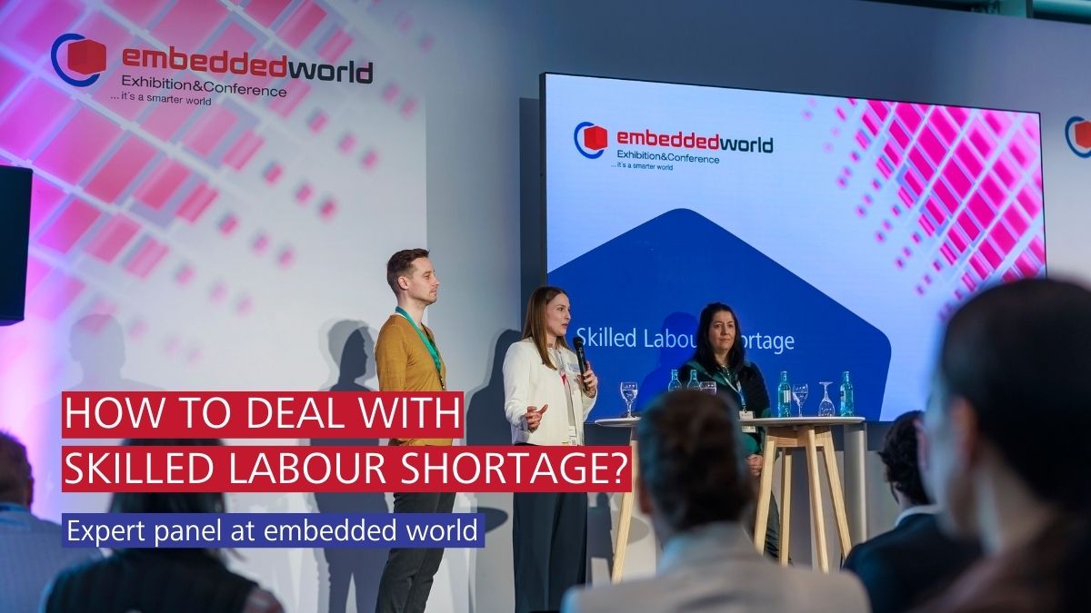 What challenges does the shortage of skilled workers pose for the embedded systems industry? Three experts shed light on this topic at the #ew23 exhibitor forum. 💡 Missed the discussion? Here ➡️ embedded.ly/4y3s you have the opportunity to see the expert panel again!