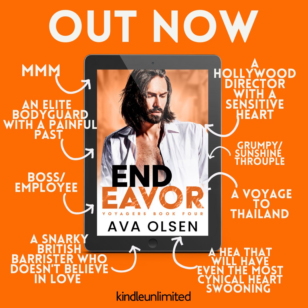 avaolsenauthor's tweet photo. ENDEAVOR is LIVE: https://t.co/7whUBDdMp0
🧡🧡🧡MMM romance
#newrelease #outnow #kindleunlimitedromance #mmromance #mmreaders #mmmbook #mmmpoly #mmtriadromance #mmmromance #gayromance #mmromancebooks #mmbook #avaolsenauthor #mmromancereader #mmfriendstolovers #throuple https://t.co/JZJGgiu3cT