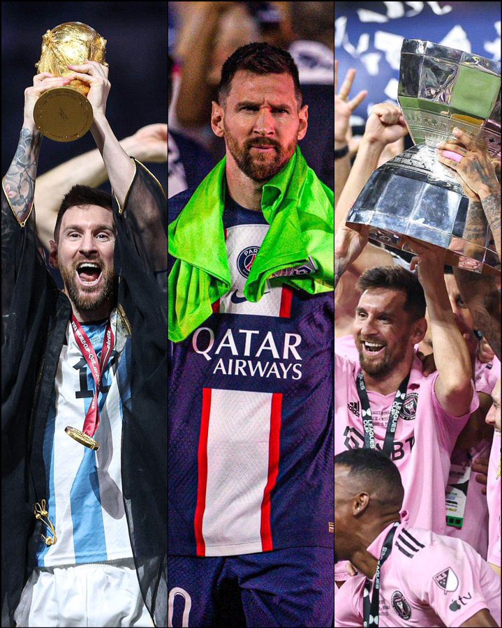 SaraFCBi's tweet photo. Leo Messi never celebrated a trophy at PSG 💔 https://t.co/mSPid50bUN