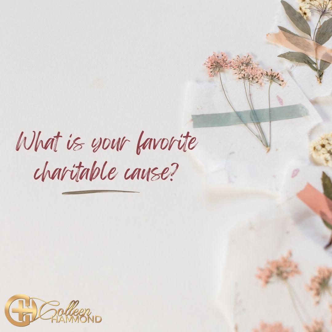 What is your favorite charitable cause?

Share your answer in the comments.

#favoritecharity #begenerous #CoffeeWithColleen #BusinessCoach #MillionaireMentor