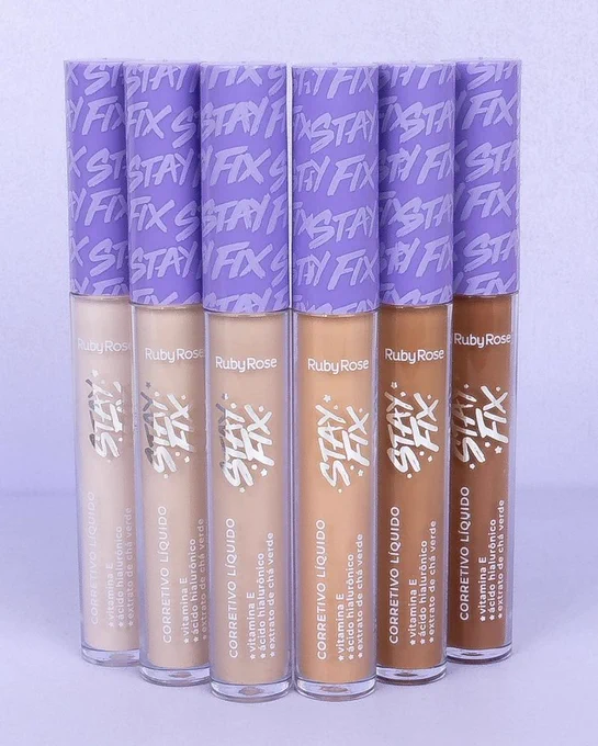 Corretivo Líquido Stay Fix – HB9121 – C00 – RUBYROSE 3,9ml
