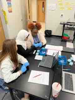 vancecharter's tweet image. PLTW Principles of Biomedical Science performing presumptive and confirmatory test on blood samples from crime scene!