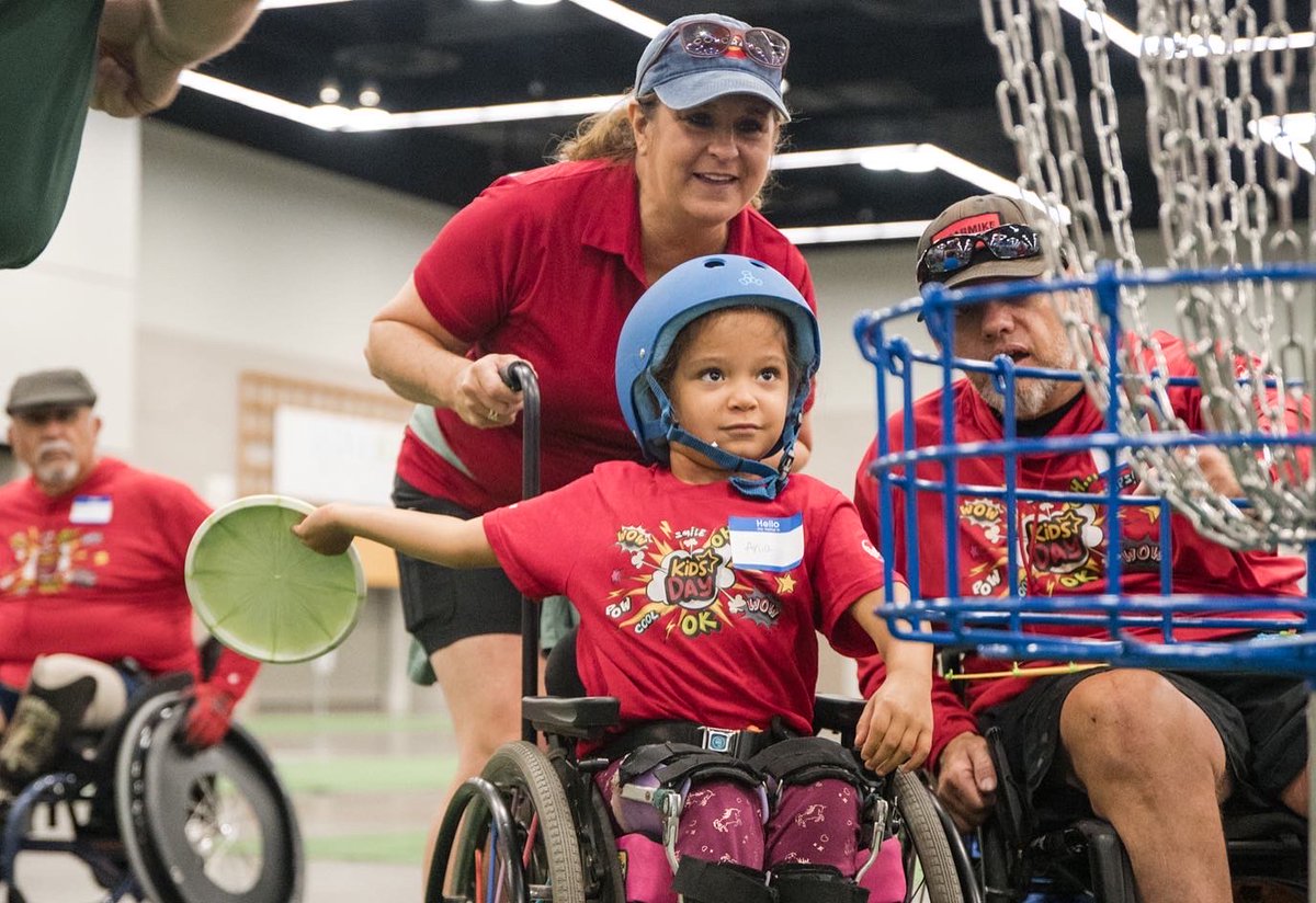 Proud moment to help out with this years #WheelchairGames Kids Day hosted by @PVA1946 ! These kiddos spent the day learning #adaptivesport methods from veterans who quickly became friends.