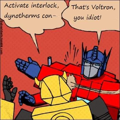 VoltCon's tweet image. Seems like a common mistake. ;) #voltron #voltcon #transformers #optimusprime