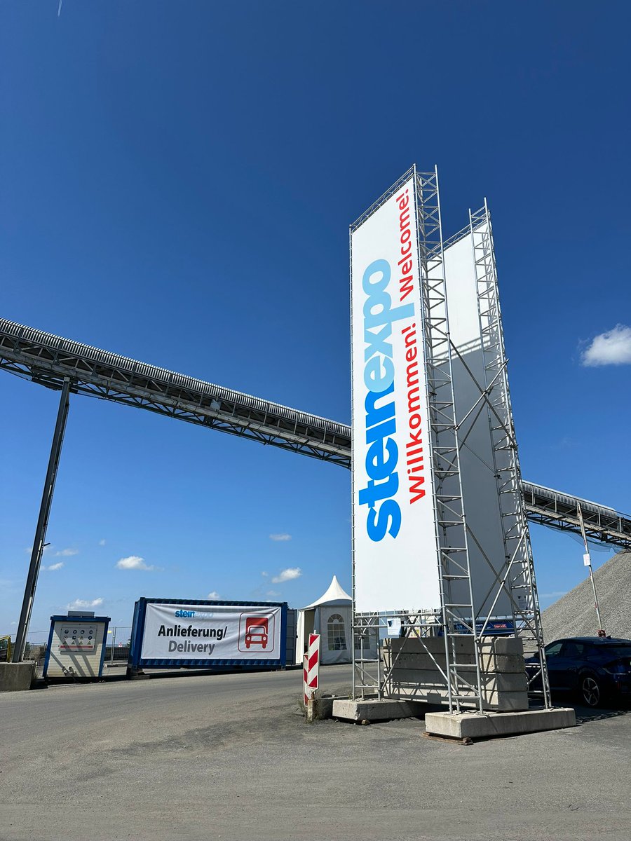 amcastinc's tweet photo. RAF at Steinexpo with our tertiary crusher line, this week! Don't miss live, premium crusher demos with our mining partners in Europe. 
#mining #aggregate #miners #earthmoving https://t.co/dPfz7BxMNH