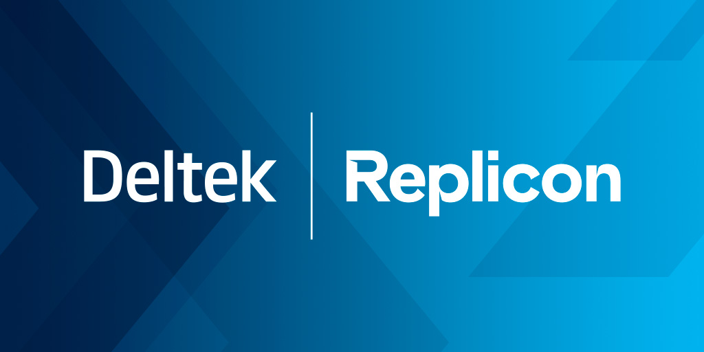 Deltek's tweet photo. It’s official – our acquisition of @Replicon is complete! 

We’re thrilled to welcome our newest colleagues to #TeamDeltek 💙

https://t.co/DLrPLHDadn

#DeltekProjectNation #PoweringProjectSuccess https://t.co/aayhKozmlt