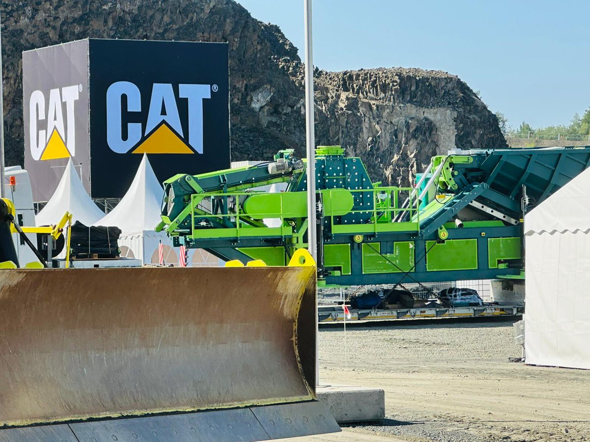 RAF at Steinexpo with our tertiary crusher line, this week! Don't miss live, premium crusher demos with our mining partners in Europe. 
#mining #aggregate #miners #earthmoving