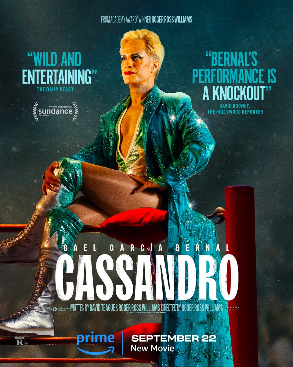 Les presentamos el póster del ícono que cambió la lucha libre para siempre. 🤼

#Cassandro sin máscara, auténtico. 💪🏳️‍🌈

Disponible en <a href="/PrimeVideo/">Prime Video</a> el 22 de septiembre. 🎥