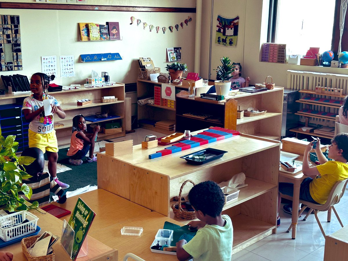 Border Star Montessori is sparking joy on the 2nd day of the 23-24 SY. Students were settled in their prepared environments as adults engaged them with routines and procedures. The prepared adults prepared the environments well. 
#intentionality 
#SparkingJoy 
<a href="/kcpublicschools/">KCPS</a>