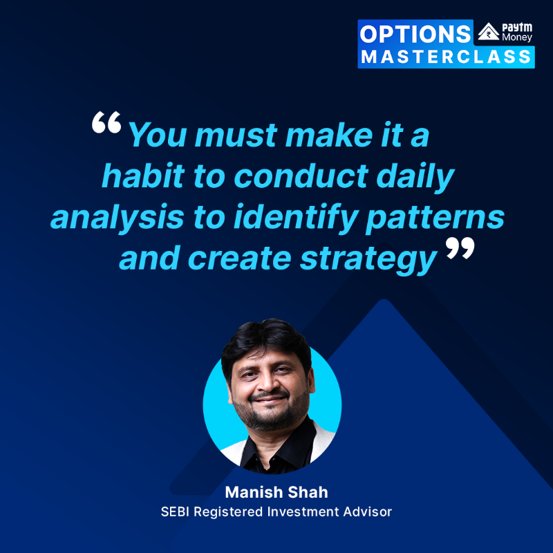 PaytmMoney's tweet photo. Today's masterclass was full of key insights and learnings about practical ways to create strategies and ace at options trading.

Join us for the next masterclass tomorrow!

#OptionsMasterclass #TradingSkills #LearnWithPaytm #FinancialEducation #OptionsTrading #PaytmMoney⁩