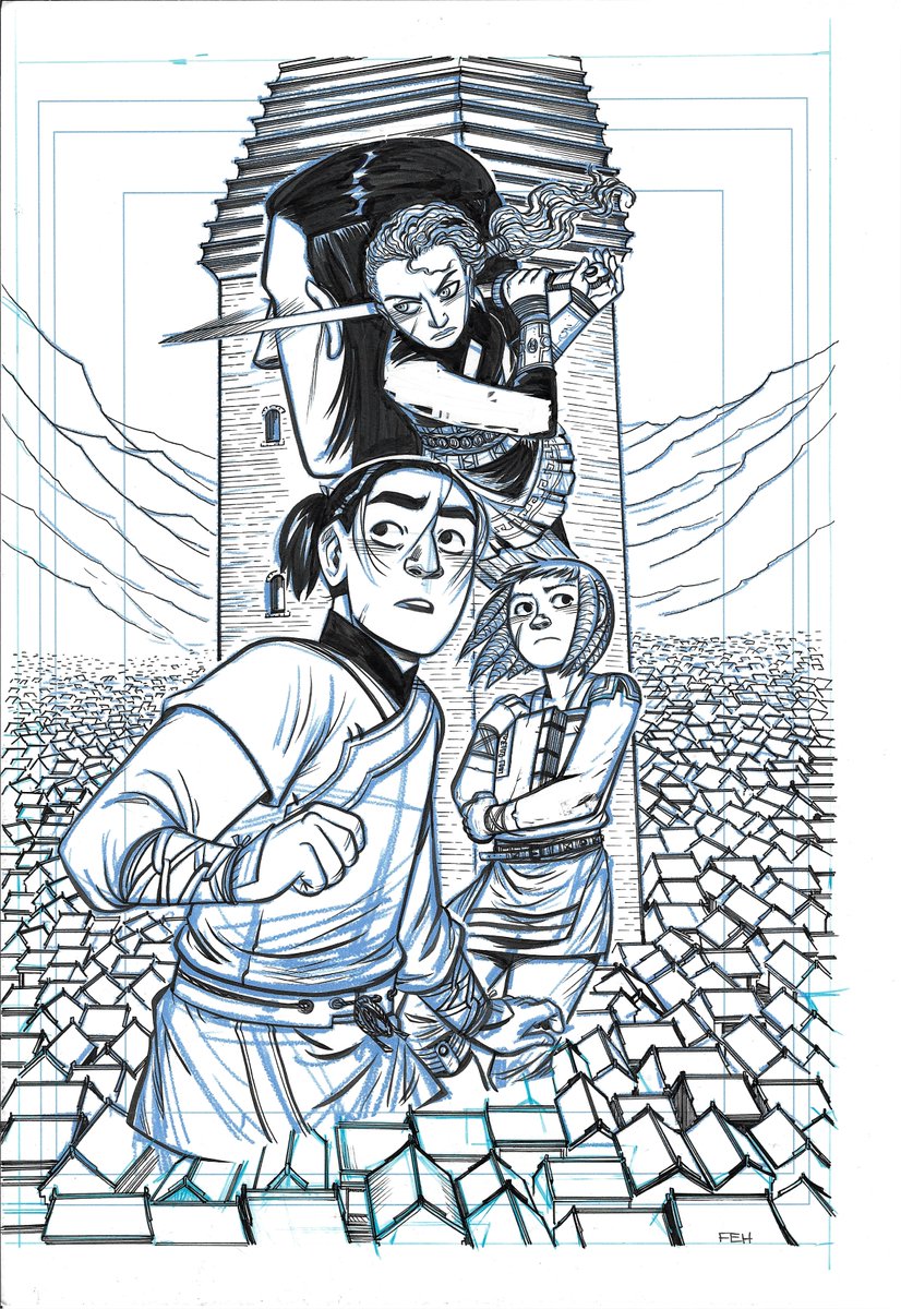 CadenceComicArt's tweet image. NOW AVAILABLE: Brand new @FaithErinHicks original art, including interiors and COVERS!

For details and where to purchase the new art, visit her gallery- here:
cadencecomicart.com/artist.php?art…