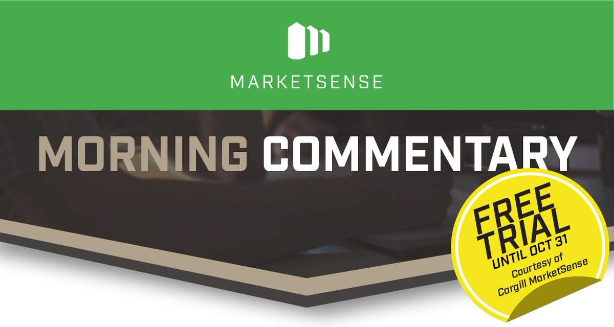 CargillAgCanada's tweet photo. #MarketSense Morning Commentary is a daily email penned by our market analysts to help clients stay on top of commodity markets. For a limited time, we’re offering a free trial. To sign up, go to: https://t.co/hXvWeMnlsQ 
#GrainMarketing https://t.co/sL62HqluAX