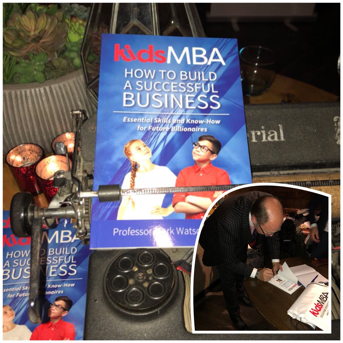 ProfWatsonGandy's tweet image. Give your child a head start by learning the business skills that are essential for any aspiring entrepreneur.
Order now &amp;amp; receive a signed copy of my KidsMBA book with a personalised message.  kidsmba.net/kids-mba-book/ #YoungEntrepreneur #Kidpreneur #GoodReads