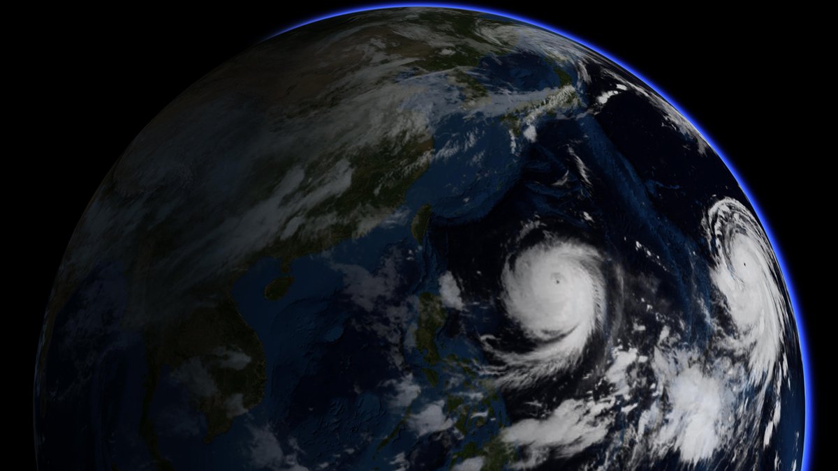 #BackToSchoolNOAA: Experience Science On A Sphere! These visualizations show information provided by satellites, ground observations, and computer models on a flat-screen virtual globe version of SOS: sos.noaa.gov/sos-explorer/ #BackToSchool #Science #Education @NOAASatellites