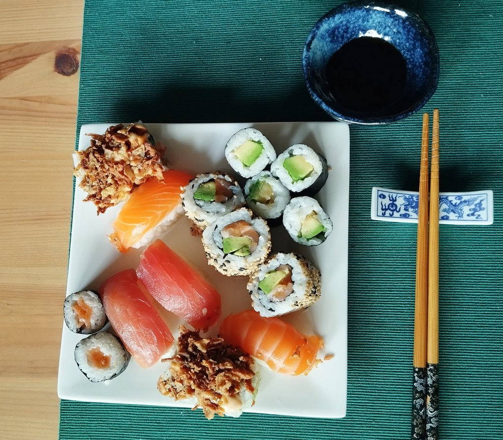 Letzte Prüfung durch, also erstmal Sushi gönnen 😋