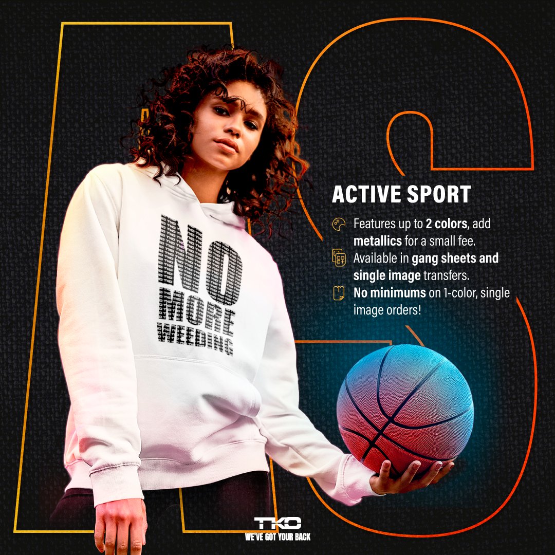 tkosales's tweet photo. Do you know when to use Active Sport and when to use Premium Plus? We've Got Your Back! 😉
#tkosales #tkotransfers #heattransfers #customheattransfers #heatpress #heatpressprinting #customapparel #productcustomization #branding #screenprinting #screenprintedtransfers #B2B https://t.co/KufOP6NDR7