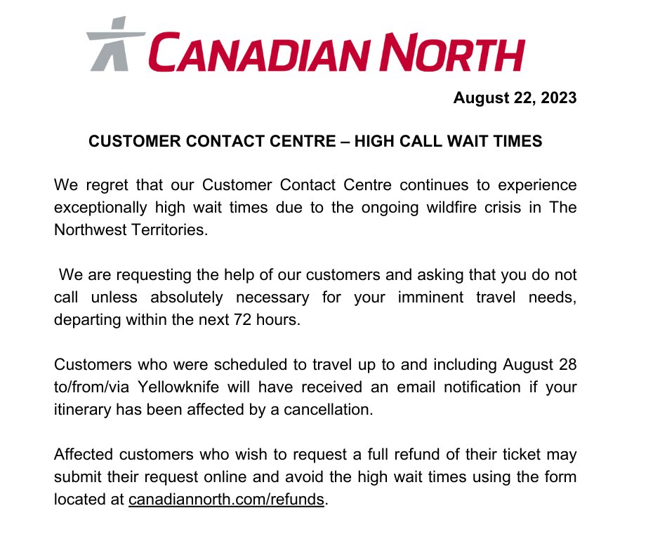 Canadian North Airlines ✈️ (@canadiannorth) on Twitter photo 
